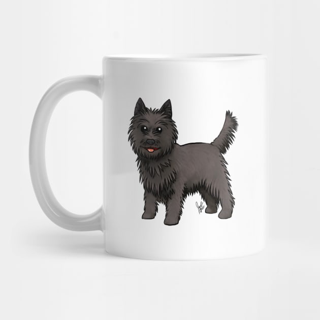 Dog - Cairn Terrier - Black by Jen's Dogs Custom Gifts and Designs